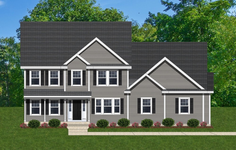 Colonial with three car garage - Sawmill Road